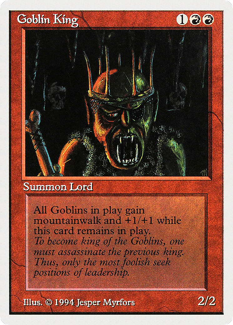 Goblin King (SUM-155) - Summer Magic / Edgar - Premium MTG Single from Wizards of the Coast - Just $0! Shop now at Game Crave Tournament Store