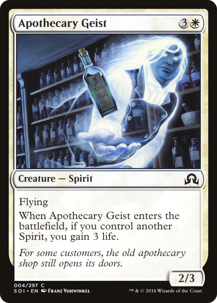 Apothecary Geist (SOI-004) - Shadows over Innistrad - Premium MTG Single from Wizards of the Coast - Just $0.08! Shop now at Game Crave Tournament Store