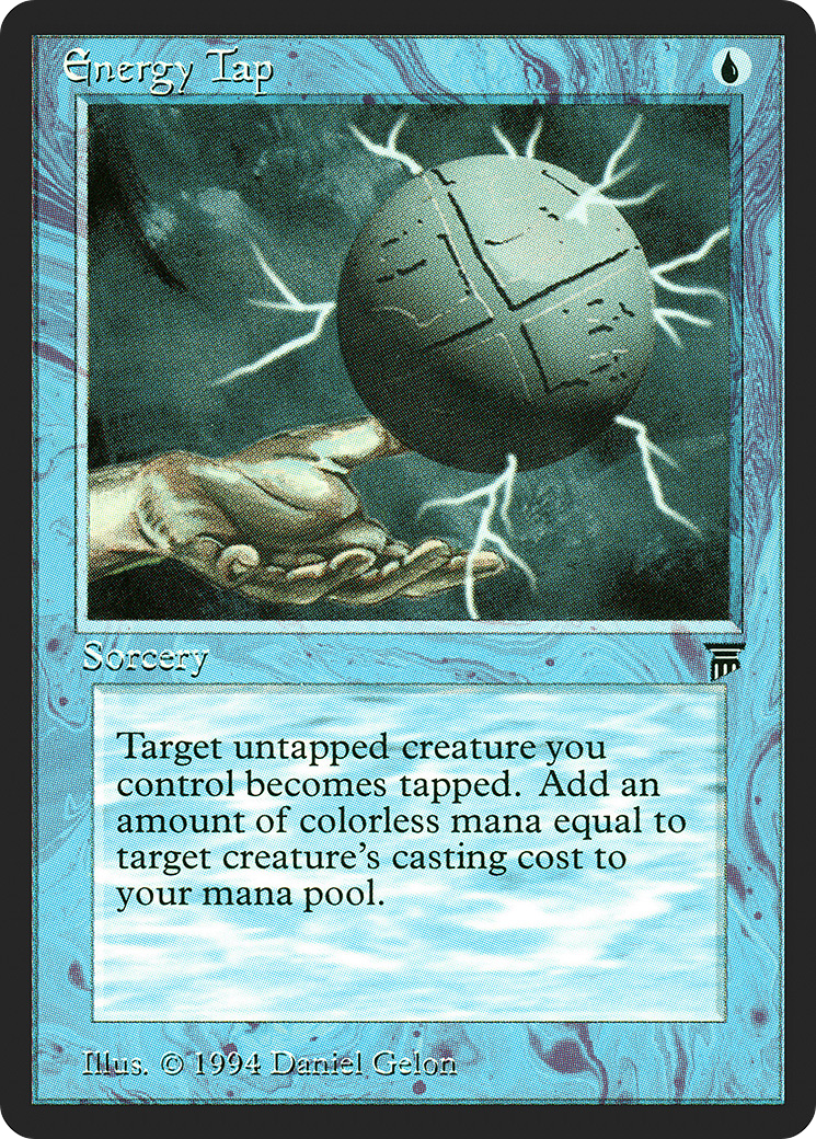 Energy Tap (LEG-054) - Legends - Premium MTG Single from Wizards of the Coast - Just $1.12! Shop now at Game Crave Tournament Store
