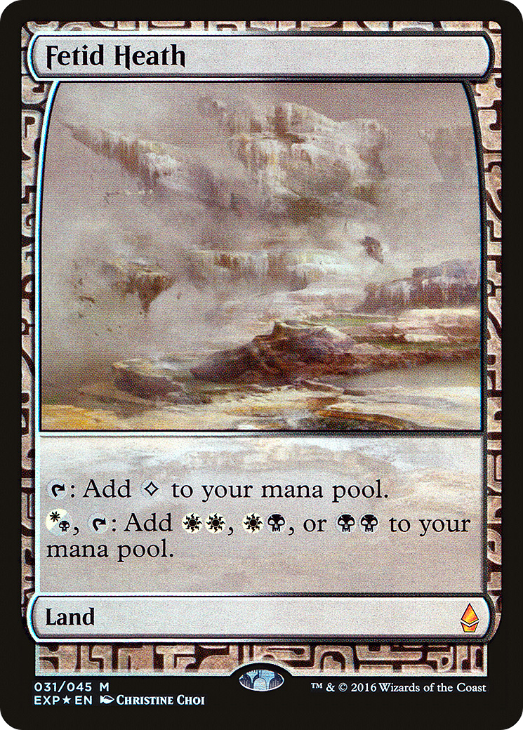 Fetid Heath (EXP-031) - Zendikar Expeditions Foil - Premium MTG Single from Wizards of the Coast - Just $8.36! Shop now at Game Crave Tournament Store