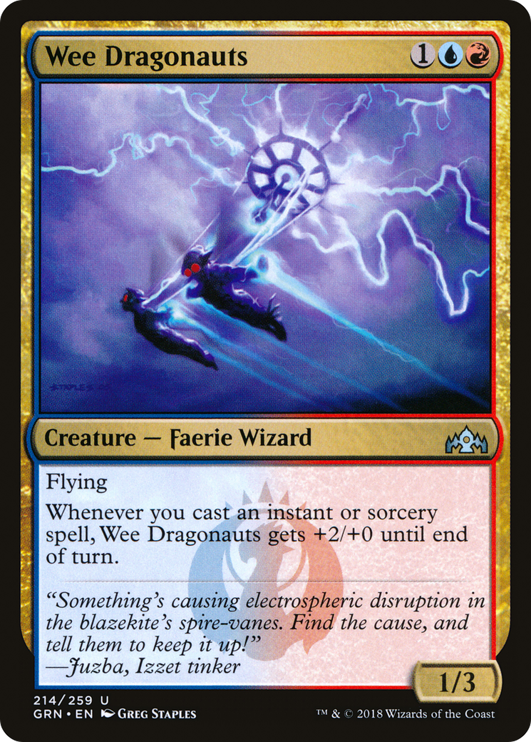 Wee Dragonauts (GRN-214) - Guilds of Ravnica Foil - Premium MTG Single from Wizards of the Coast - Just $0.08! Shop now at Game Crave Tournament Store