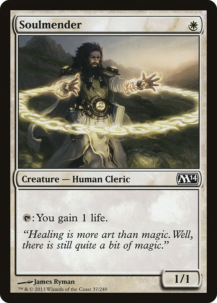 Soulmender (M14-037) - Magic 2014 - Premium MTG Single from Wizards of the Coast - Just $0.08! Shop now at Game Crave Tournament Store