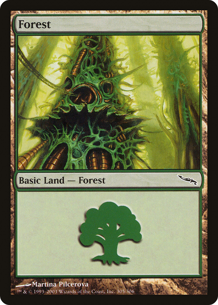 Forest (MRD-305) - Mirrodin - Premium MTG Single from Wizards of the Coast - Just $0.08! Shop now at Game Crave Tournament Store