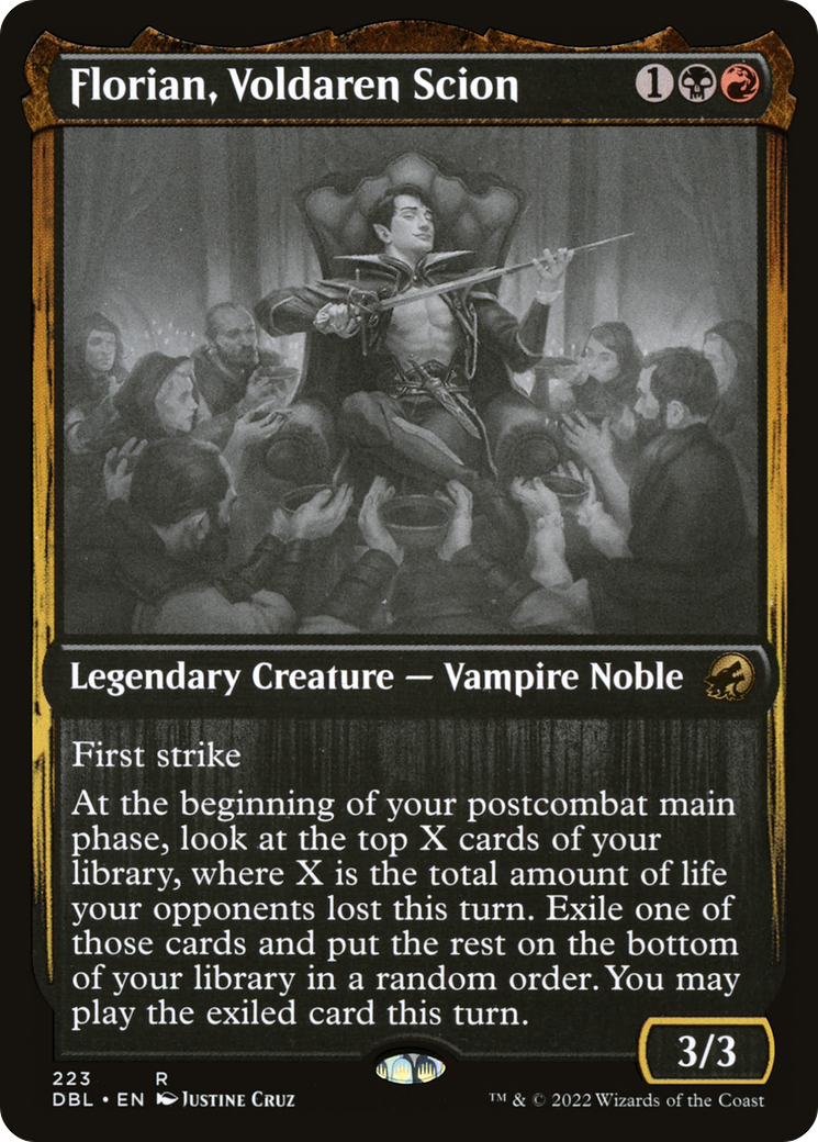 Florian, Voldaren Scion (DBL-223) - Innistrad: Double Feature Foil - Premium MTG Single from Wizards of the Coast - Just $7.07! Shop now at Game Crave Tournament Store