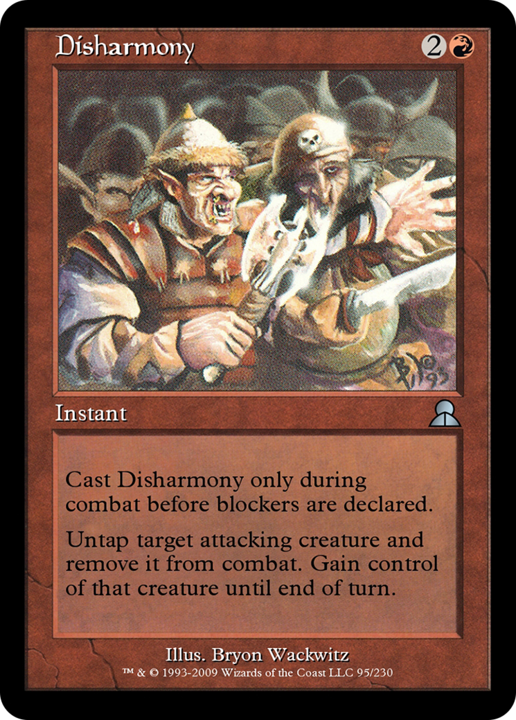 Disharmony (ME3-095) - Masters Edition III - Premium MTG Single from Wizards of the Coast - Just $0! Shop now at Game Crave Tournament Store