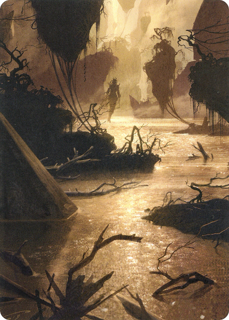Murkwater Pathway // Murkwater Pathway (AZNR-026) - Zendikar Rising Art Series (Borderless) - Premium MTG Single from Wizards of the Coast - Just $0! Shop now at Game Crave Tournament Store