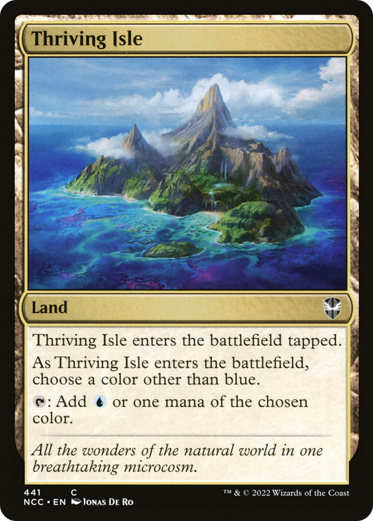 Thriving Isle (NCC-441) - New Capenna Commander - Premium MTG Single from Wizards of the Coast - Just $0.08! Shop now at Game Crave Tournament Store