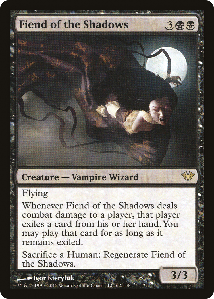 Fiend of the Shadows (DKA-062) - Dark Ascension - Premium MTG Single from Wizards of the Coast - Just $0.08! Shop now at Game Crave Tournament Store