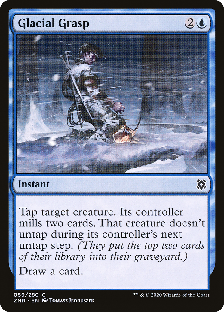 Glacial Grasp (ZNR-059) - Zendikar Rising - Premium MTG Single from Wizards of the Coast - Just $0.08! Shop now at Game Crave Tournament Store