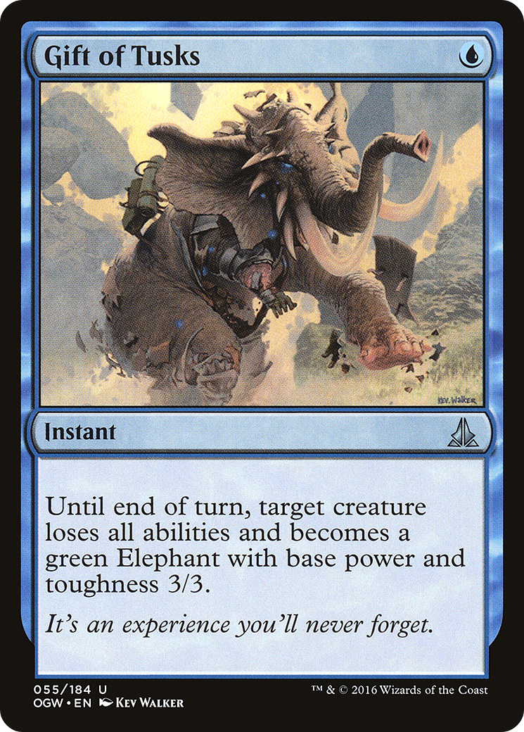 Gift of Tusks (OGW-055) - Oath of the Gatewatch - Premium MTG Single from Wizards of the Coast - Just $0.25! Shop now at Game Crave Tournament Store