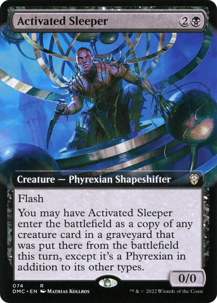 Activated Sleeper (DMC-074) - Dominaria United Commander: (Extended Art) - Premium MTG Single from Wizards of the Coast - Just $0.20! Shop now at Game Crave Tournament Store