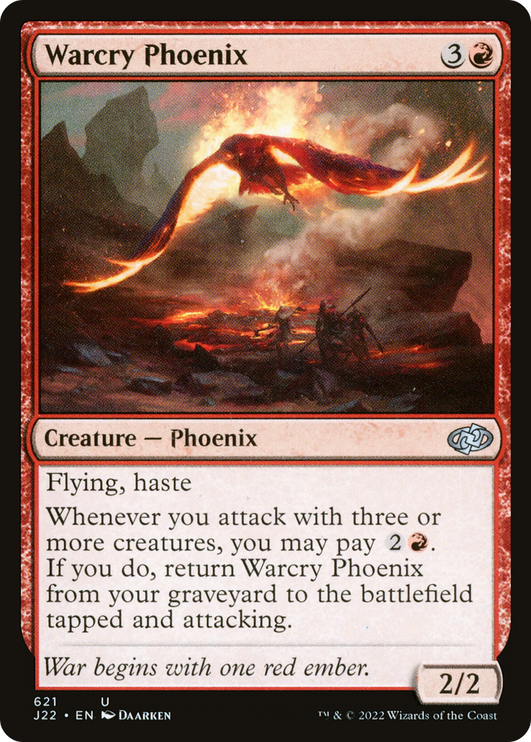 Warcry Phoenix (J22-621) - Jumpstart 2022 - Premium MTG Single from Wizards of the Coast - Just $0.08! Shop now at Game Crave Tournament Store