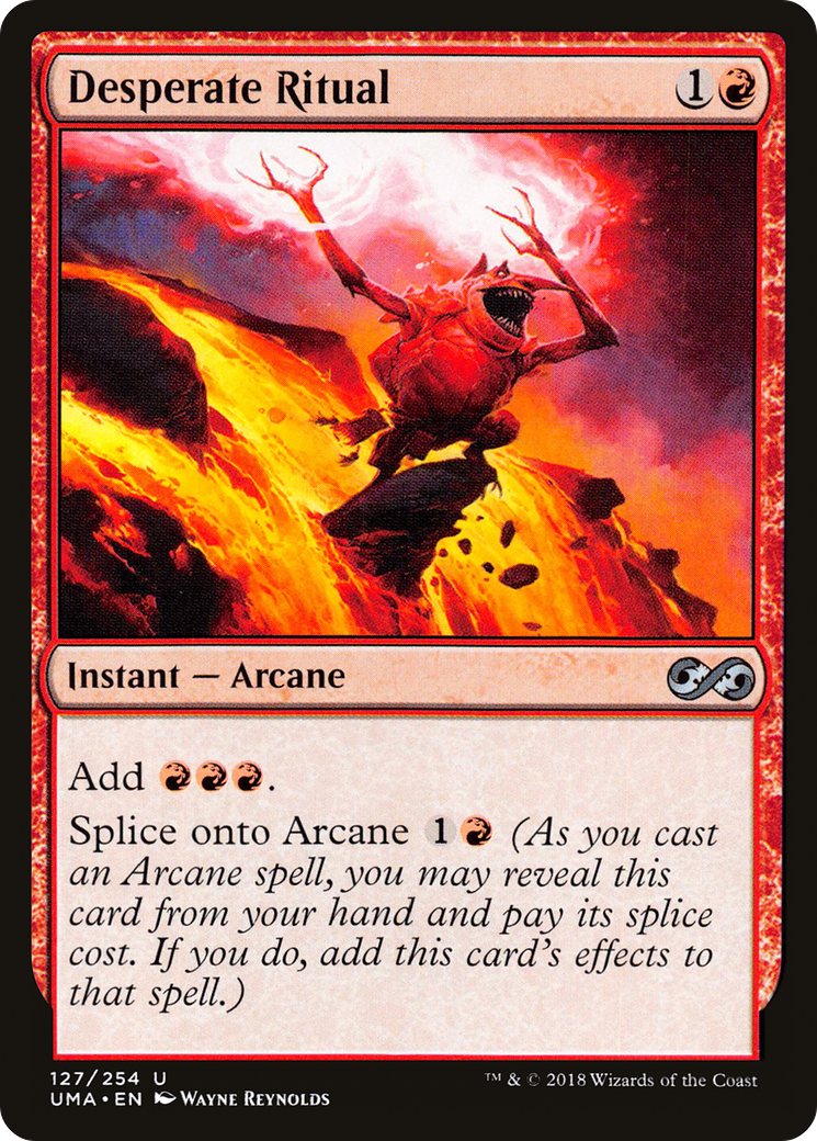 Desperate Ritual (UMA-127) - Ultimate Masters - Premium MTG Single from Wizards of the Coast - Just $0.63! Shop now at Game Crave Tournament Store