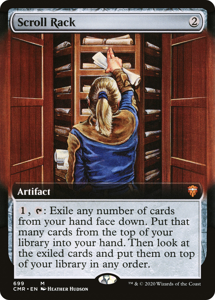 Scroll Rack (CMR-699) - Commander Legends: (Extended Art) - Premium MTG Single from Wizards of the Coast - Just $8.11! Shop now at Game Crave Tournament Store