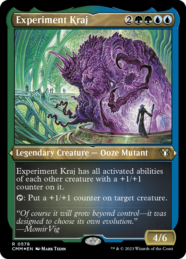 Experiment Kraj (CMM-578) - Commander Masters Etched Foil - Premium MTG Single from Wizards of the Coast - Just $0.65! Shop now at Game Crave Tournament Store