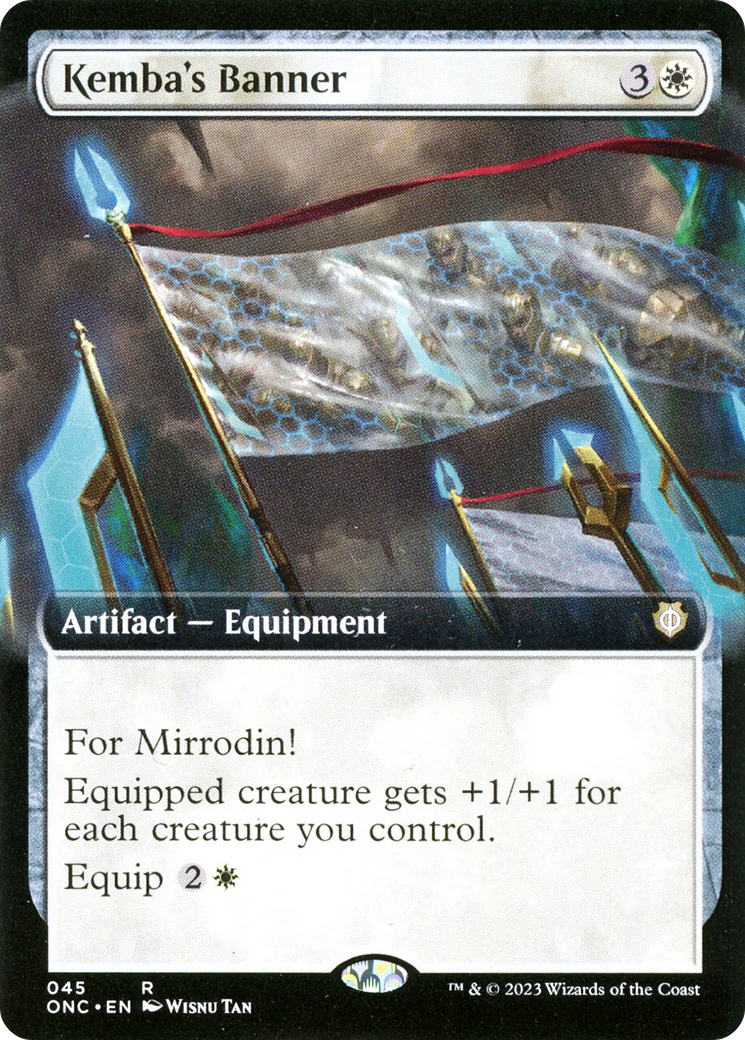 Kemba's Banner (ONC-045) - Phyrexia: All Will Be One Commander: (Extended Art) - Premium MTG Single from Wizards of the Coast - Just $0.08! Shop now at Game Crave Tournament Store