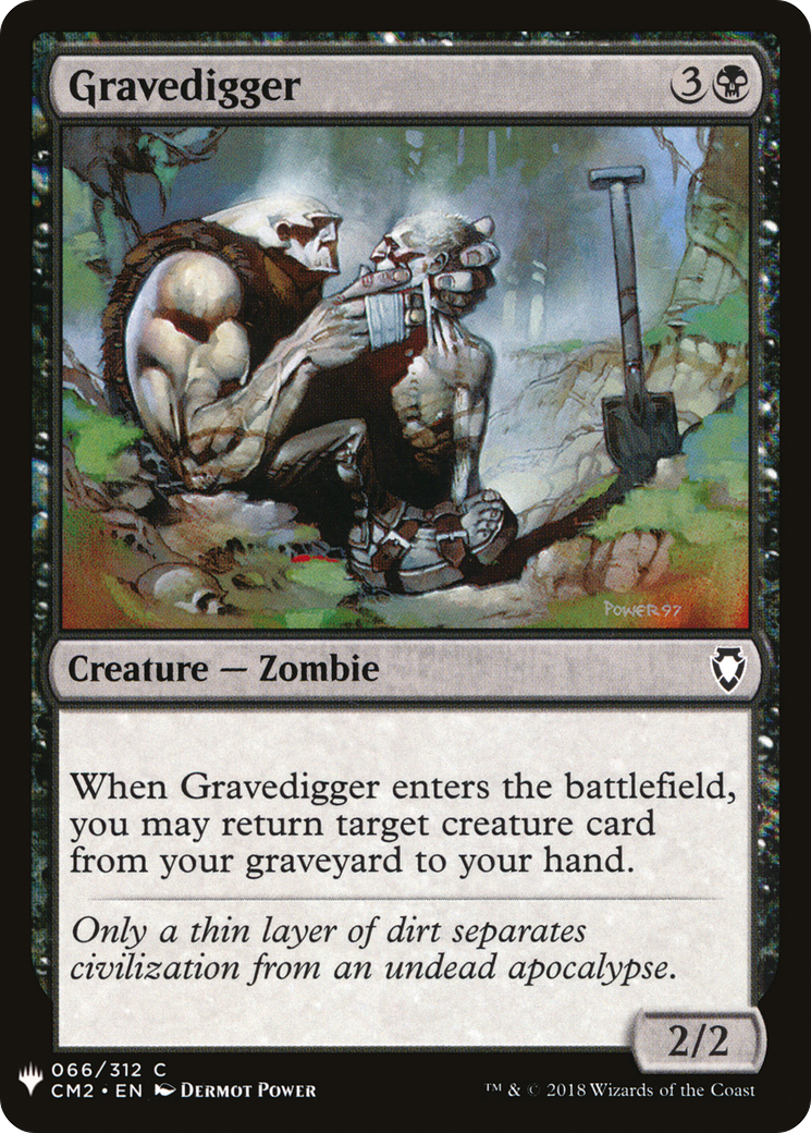 Gravedigger (MB1-674) - Mystery Booster - Premium MTG Single from Wizards of the Coast - Just $0.08! Shop now at Game Crave Tournament Store