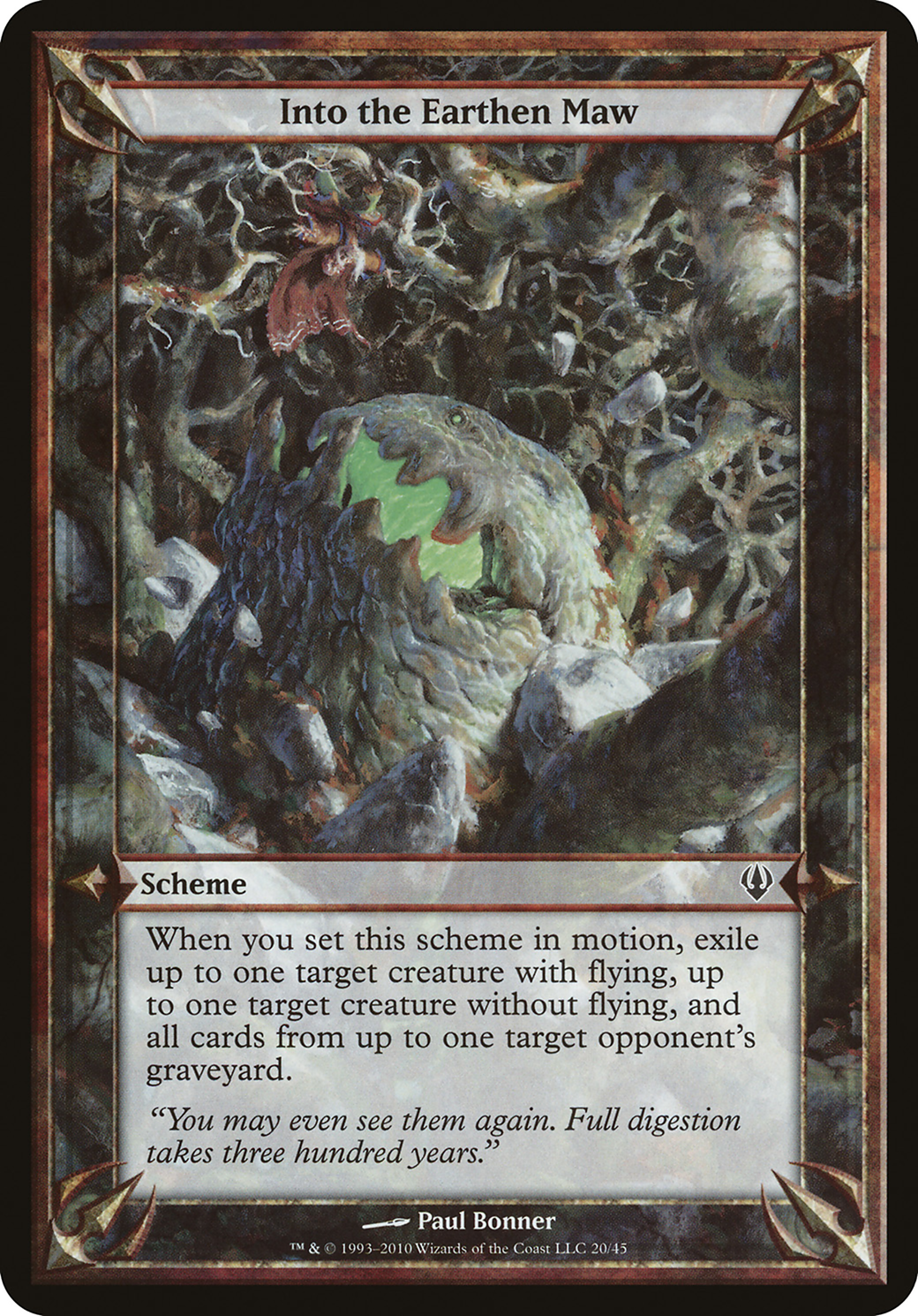 Into the Earthen Maw (OARC-20★) - Archenemy Schemes - Premium MTG Single from Wizards of the Coast - Just $4.37! Shop now at Game Crave Tournament Store