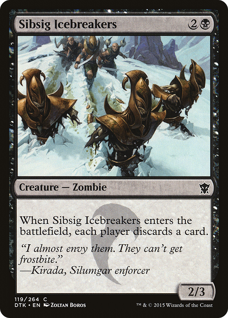 Sibsig Icebreakers (DTK-119) - Dragons of Tarkir - Premium MTG Single from Wizards of the Coast - Just $0.25! Shop now at Game Crave Tournament Store