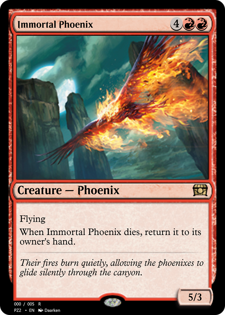 Immortal Phoenix (PZ2-70773) - Treasure Chest - Premium MTG Single from Wizards of the Coast - Just $0! Shop now at Game Crave Tournament Store