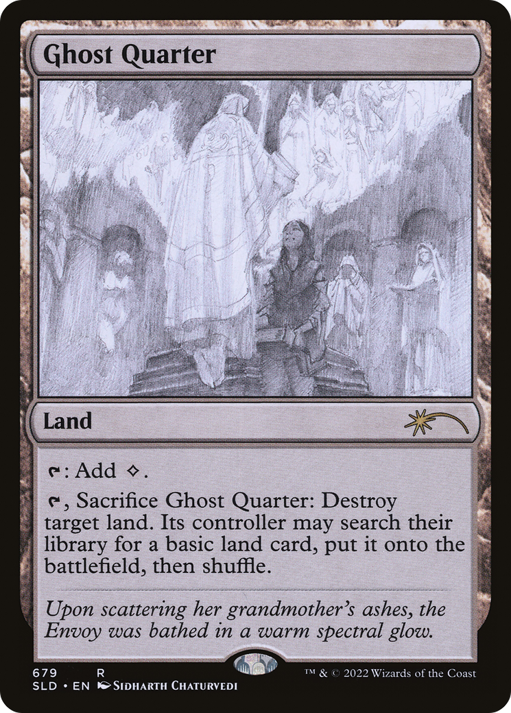 Ghost Quarter (SLD-679) - Secret Lair Drop - Premium MTG Single from Wizards of the Coast - Just $0.70! Shop now at Game Crave Tournament Store