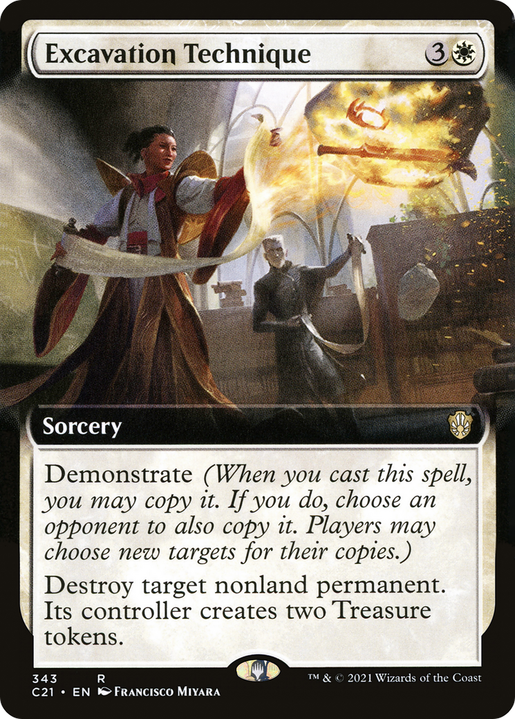 Excavation Technique (C21-343) - Commander 2021: (Extended Art) - Premium MTG Single from Wizards of the Coast - Just $0.26! Shop now at Game Crave Tournament Store