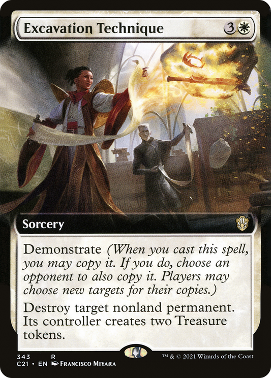 Excavation Technique (C21-343) - Commander 2021: (Extended Art) - Premium MTG Single from Wizards of the Coast - Just $0.26! Shop now at Game Crave Tournament Store