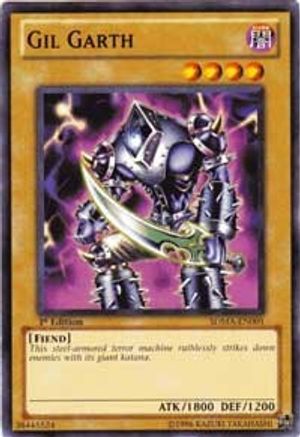 Gil Garth (SDMA-EN001) - Structure Deck: Marik 1st Edition - Premium Yugioh Single from Konami - Just $0.31! Shop now at Game Crave Tournament Store