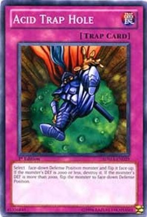 Acid Trap Hole (SDMA-EN029) - Structure Deck: Marik 1st Edition - Premium Yugioh Single from Konami - Just $0.26! Shop now at Game Crave Tournament Store