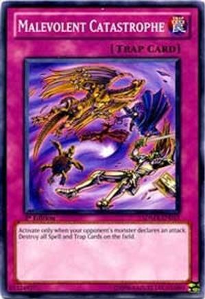 Malevolent Catastrophe (SDMA-EN035) - Structure Deck: Marik 1st Edition - Premium Yugioh Single from Konami - Just $0.26! Shop now at Game Crave Tournament Store