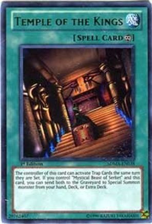 Temple of the Kings (SDMA-EN038) - Structure Deck: Marik 1st Edition - Premium Yugioh Single from Konami - Just $4.84! Shop now at Game Crave Tournament Store