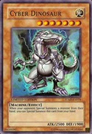 Cyber Dinosaur (JUMP-EN024) - Shonen Jump Magazine Promos Limited - Premium Yugioh Single from Konami - Just $0.57! Shop now at Game Crave Tournament Store