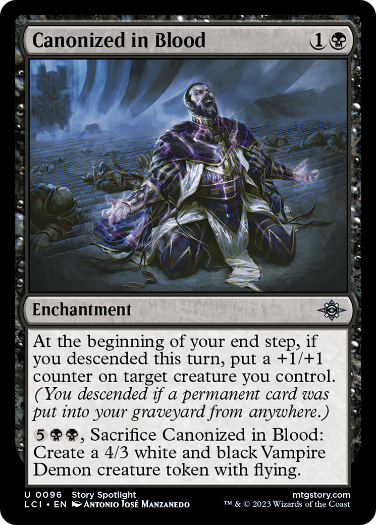 Canonized in Blood (LCI-096) - The Lost Caverns of Ixalan - Premium MTG Single from Wizards of the Coast - Just $0.08! Shop now at Game Crave Tournament Store