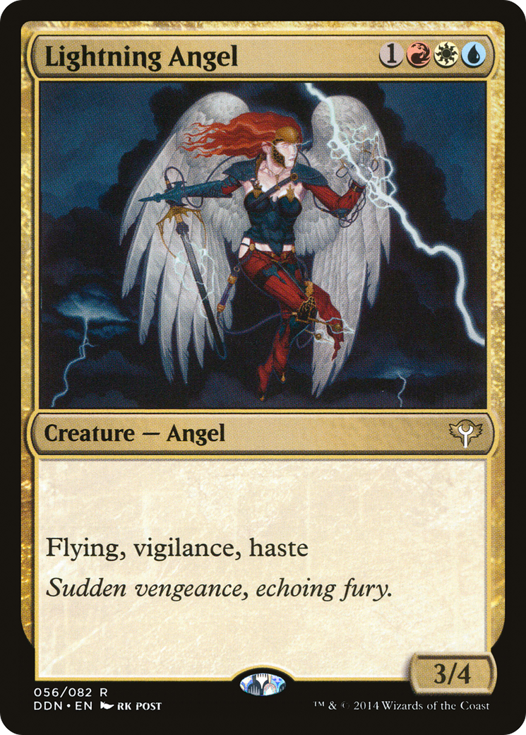 Lightning Angel (DDN-056) - Duel Decks: Speed vs. Cunning - Premium MTG Single from Wizards of the Coast - Just $0.08! Shop now at Game Crave Tournament Store