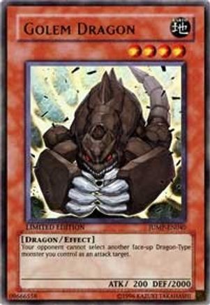 Golem Dragon (JUMP-EN040) - Shonen Jump Magazine Promos Limited - Premium Yugioh Single from Konami - Just $0.90! Shop now at Game Crave Tournament Store