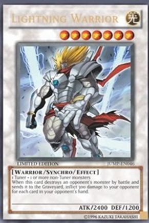 Lightning Warrior (JUMP-EN046) - Shonen Jump Magazine Promos Limited - Premium Yugioh Single from Konami - Just $1.59! Shop now at Game Crave Tournament Store