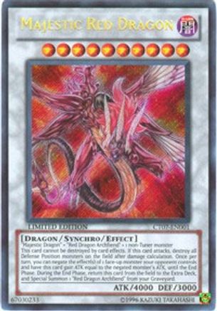 Majestic Red Dragon (CT07-EN001) - 2010 Collectors Tins Limited - Premium Yugioh Single from Konami - Just $2! Shop now at Game Crave Tournament Store