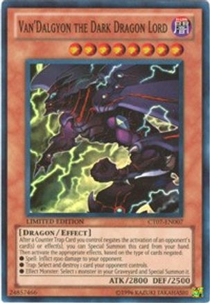 Van'Dalgyon The Dark Dragon Lord (CT07-EN007) - 2010 Collectors Tins Limited - Premium Yugioh Single from Konami - Just $0.39! Shop now at Game Crave Tournament Store