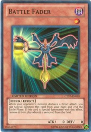 Battle Fader (CT07-EN009) - 2010 Collectors Tins Limited - Premium Yugioh Single from Konami - Just $2.08! Shop now at Game Crave Tournament Store