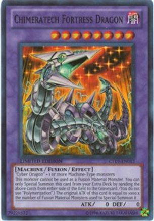 Chimeratech Fortress Dragon (CT07-EN013) - 2010 Collectors Tins Limited - Premium Yugioh Single from Konami - Just $2.54! Shop now at Game Crave Tournament Store