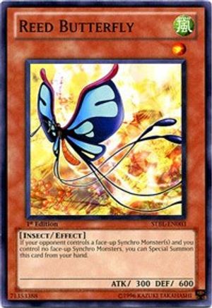 Reed Butterfly (STBL-EN003) - Starstrike Blast 1st Edition - Premium Yugioh Single from Konami - Just $0.25! Shop now at Game Crave Tournament Store