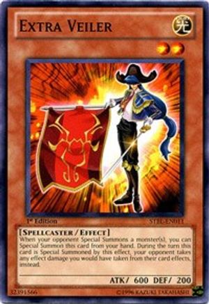 Extra Veiler (STBL-EN011) - Starstrike Blast 1st Edition - Premium Yugioh Single from Konami - Just $0.25! Shop now at Game Crave Tournament Store
