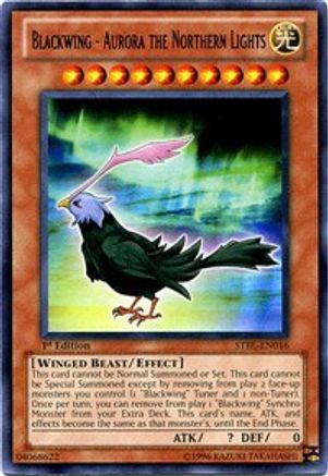 Blackwing - Aurora the Northern Lights (STBL-EN016) - Starstrike Blast 1st Edition - Premium Yugioh Single from Konami - Just $0.26! Shop now at Game Crave Tournament Store