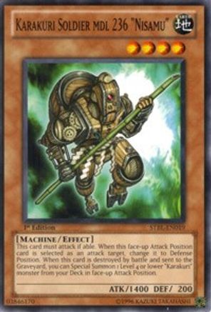 Karakuri Soldier mdl 236 Nisamu (STBL-EN019) - Starstrike Blast Unlimited - Premium Yugioh Single from Konami - Just $0.10! Shop now at Game Crave Tournament Store