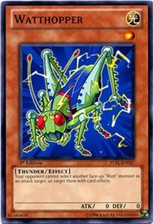 Watthopper (STBL-EN027) - Starstrike Blast 1st Edition - Premium Yugioh Single from Konami - Just $0.40! Shop now at Game Crave Tournament Store