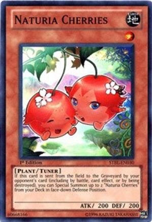 Naturia Cherries (STBL-EN030) - Starstrike Blast 1st Edition - Premium Yugioh Single from Konami - Just $0.74! Shop now at Game Crave Tournament Store