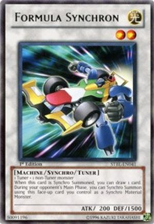 Formula Synchron (STBL-EN041) - Starstrike Blast Unlimited - Premium Yugioh Single from Konami - Just $0.60! Shop now at Game Crave Tournament Store