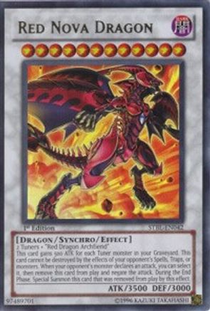 Red Nova Dragon (STBL-EN042) - Starstrike Blast 1st Edition - Premium Yugioh Single from Konami - Just $5.48! Shop now at Game Crave Tournament Store