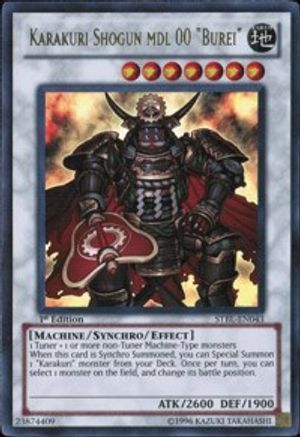 Karakuri Shogun mdl 00 Burei (STBL-EN043) - Starstrike Blast 1st Edition - Premium Yugioh Single from Konami - Just $3.67! Shop now at Game Crave Tournament Store
