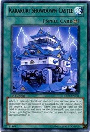 Karakuri Showdown Castle (STBL-EN046) - Starstrike Blast 1st Edition - Premium Yugioh Single from Konami - Just $0.37! Shop now at Game Crave Tournament Store